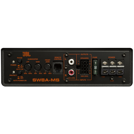 JBL SW8A-MS - Black - Back image number null